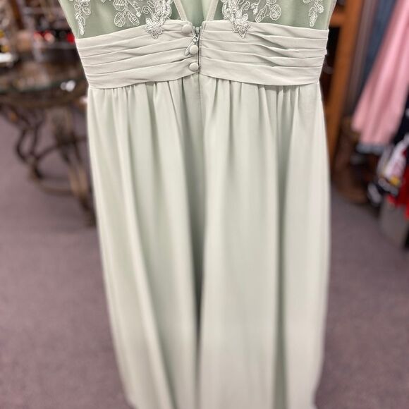 Azazie Ladies A2 Mint Green Formal Gown - Picture 6 of 9